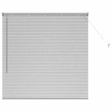 Vidaxl venetiaanse jaloezieën zilver 130 x 125 cm aluminium