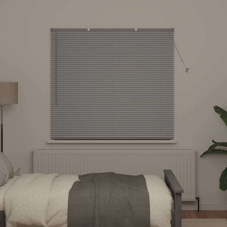 Vidaxl venetiaanse jaloezieën zilver 130 x 150 cm aluminium