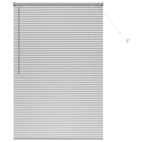 Vidaxl venetiaanse jaloezieën zilver 175 x 110 cm aluminium