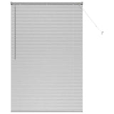 Vidaxl venetiaanse jaloezieën zilver 175 x 120 cm aluminium