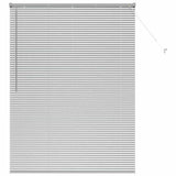 Vidaxl venetiaanse jaloezieën zilver 175 x 135 cm aluminium