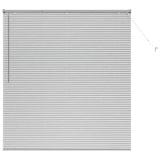Vidaxl venetiaanse jaloezieën zilver 175 x 155 cm aluminium