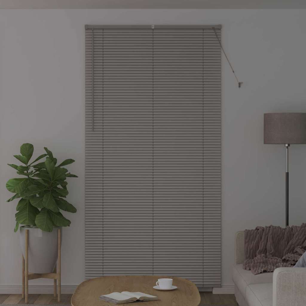 Vidaxl venetiaanse jaloezieën zilver 220 x 110 cm aluminium