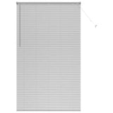Vidaxl venetiaanse jaloezieën zilver 220 x 130 cm aluminium