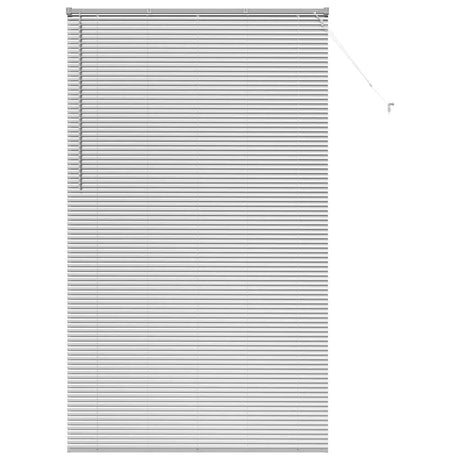 Vidaxl venetiaanse jaloezieën zilver 220 x 130 cm aluminium