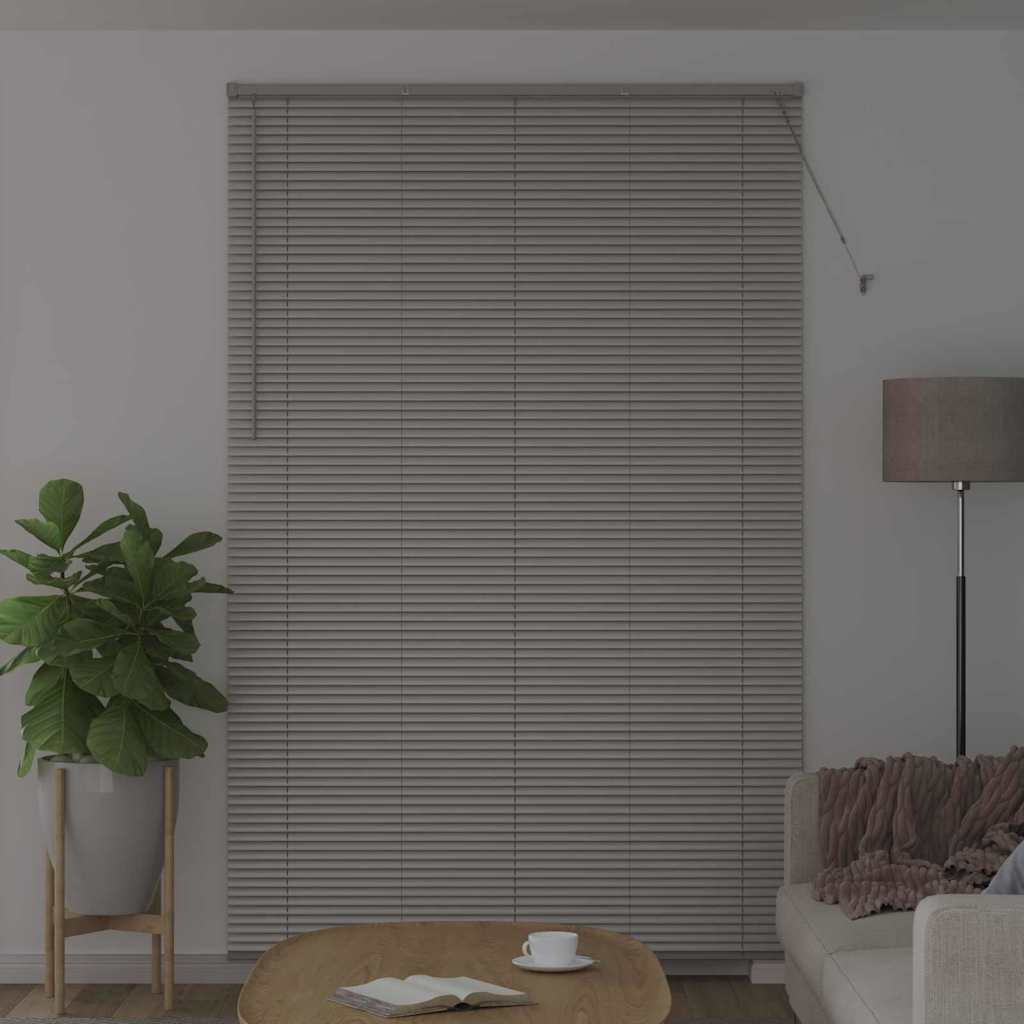 Vidaxl venetiaanse jaloezieën zilver 220 x 145 cm aluminium