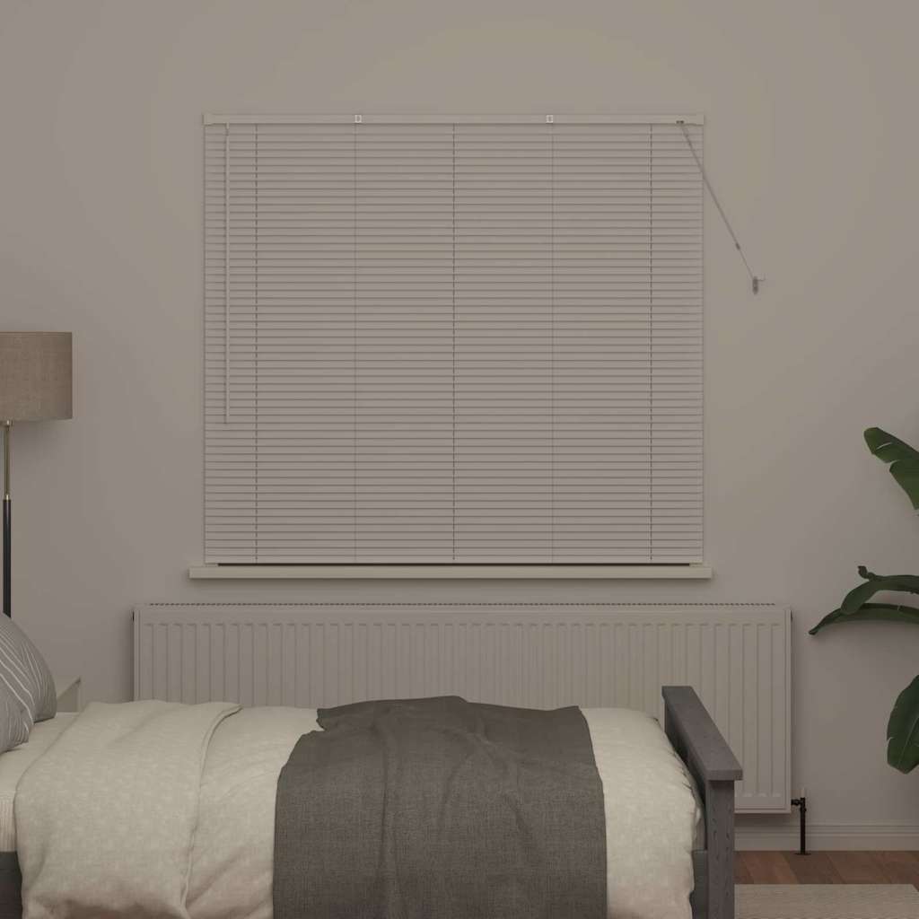 Vidaxl venetiaanse jaloezieën wit 130 x 140 cm aluminium