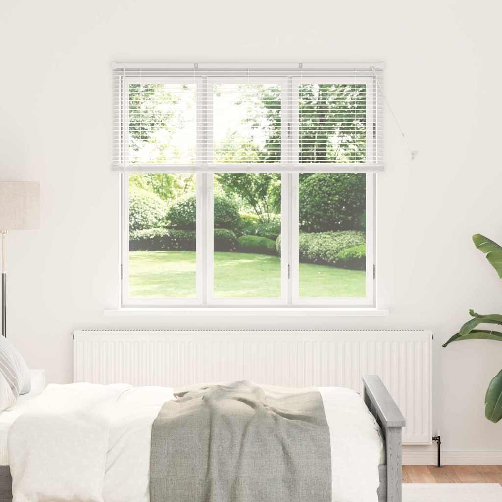 Vidaxl venetiaanse jaloezieën wit 130 x 145 cm aluminium