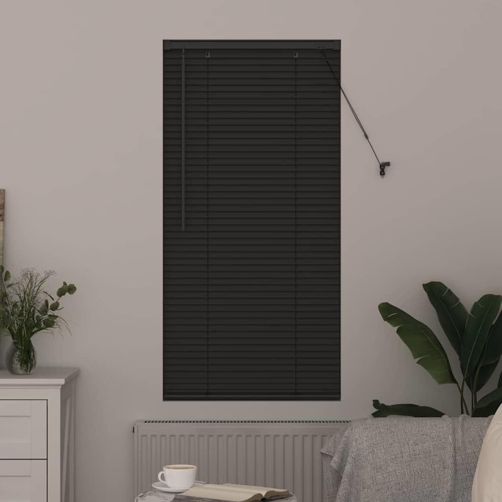 Vidaxl venetiaanse jaloezieën donkergrijs 130 x 60 cm aluminium