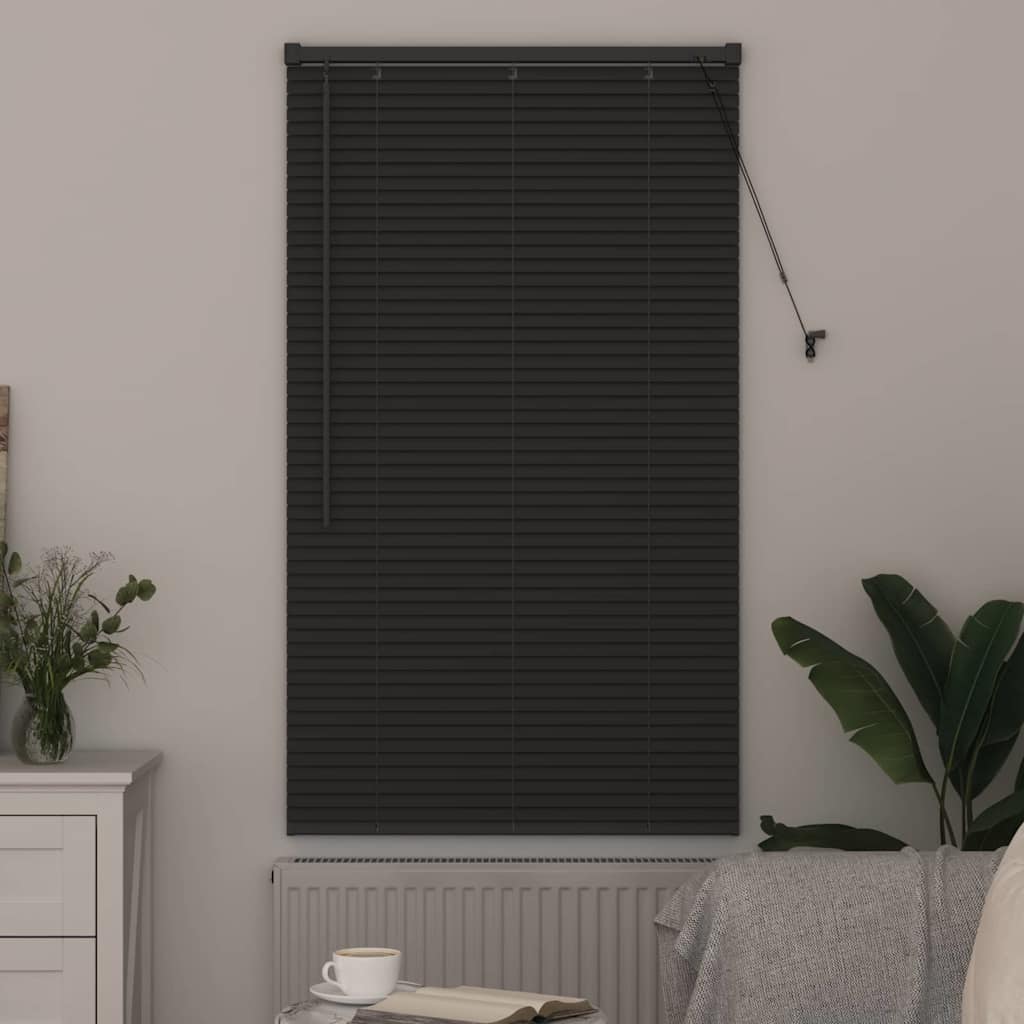 Vidaxl venetiaanse jaloezieën donkergrijs 130 x 70 cm aluminium