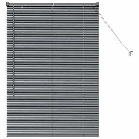 Vidaxl venetiaanse jaloezieën donkergrijs 130 x 95 cm aluminium