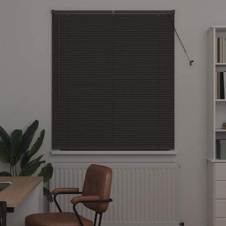 Vidaxl venetiaanse jaloezieën donkergrijs 130 x 110 cm aluminium