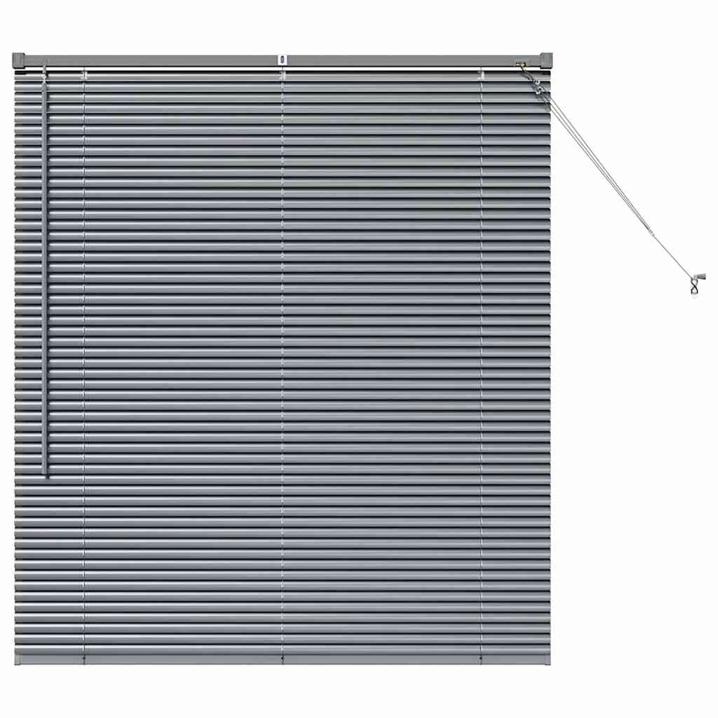 Vidaxl venetiaanse jaloezieën donkergrijs 130 x 115 cm aluminium