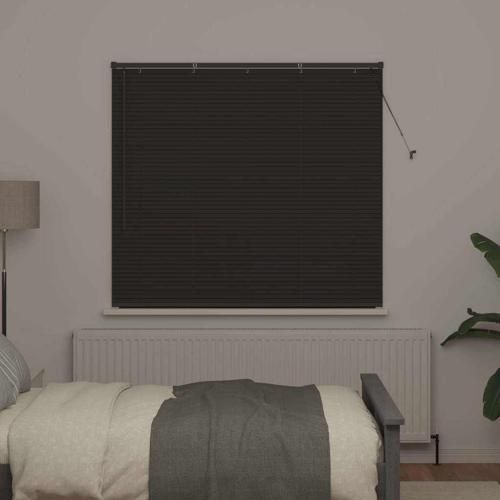 Vidaxl venetiaanse jaloezieën donkergrijs 130 x 140 cm aluminium
