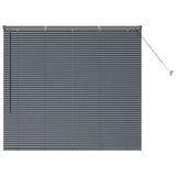 Vidaxl venetiaanse jaloezieën donkergrijs 130 x 140 cm aluminium
