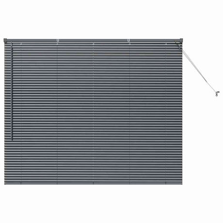 Vidaxl venetiaanse jaloezieën donkergrijs 130 x 155 cm aluminium