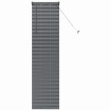 Vidaxl venetiaanse jaloezieën donkergrijs 175 x 40 cm aluminium