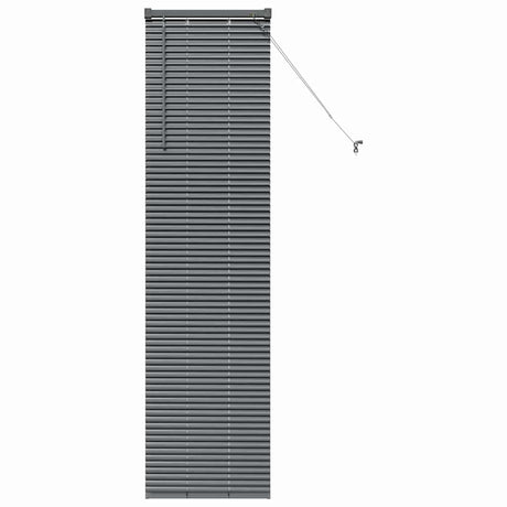 Vidaxl venetiaanse jaloezieën donkergrijs 175 x 50 cm aluminium