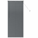 Vidaxl venetiaanse jaloezieën donkergrijs 175 x 70 cm aluminium