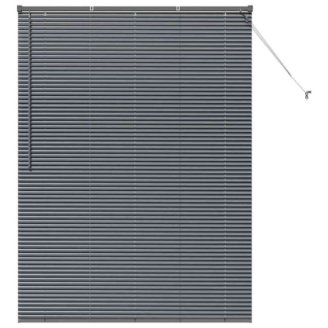 Vidaxl venetiaanse jaloezieën donkergrijs 175 x 130 cm aluminium