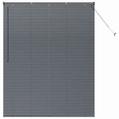 Vidaxl venetiaanse jaloezieën donkergrijs 175 x 145 cm aluminium
