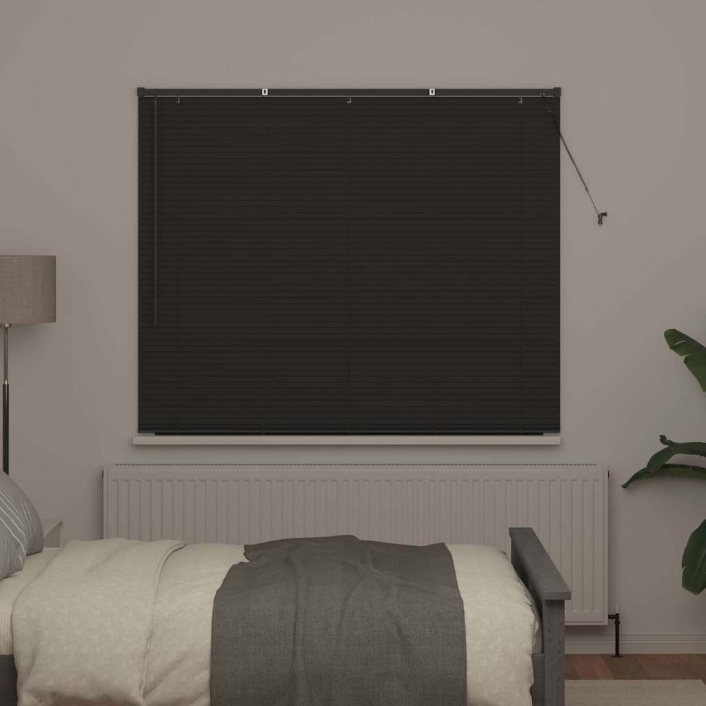 Vidaxl venetiaanse jaloezieën donkergrijs 175 x 155 cm aluminium