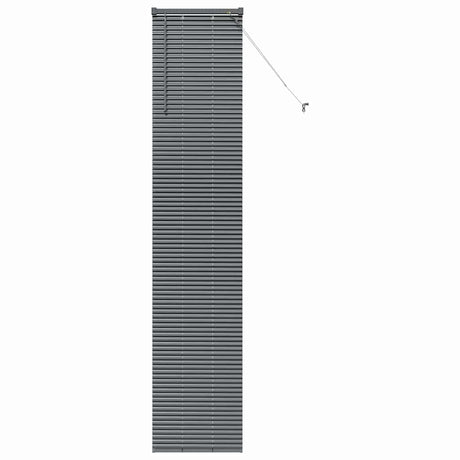 Vidaxl venetiaanse jaloezieën donkergrijs 220 x 40 cm aluminium