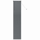 Vidaxl venetiaanse jaloezieën donkergrijs 220 x 50 cm aluminium