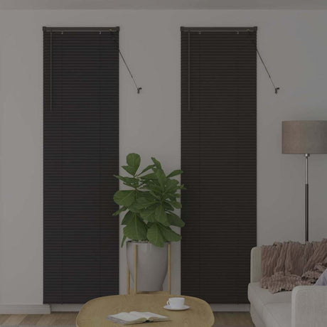 Vidaxl venetiaanse jaloezieën donkergrijs 220 x 55 cm aluminium
