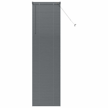 Vidaxl venetiaanse jaloezieën donkergrijs 220 x 55 cm aluminium