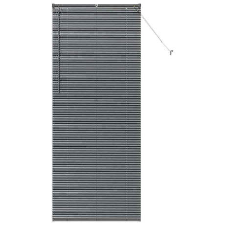 Vidaxl venetiaanse jaloezieën donkergrijs 220 x 85 cm aluminium