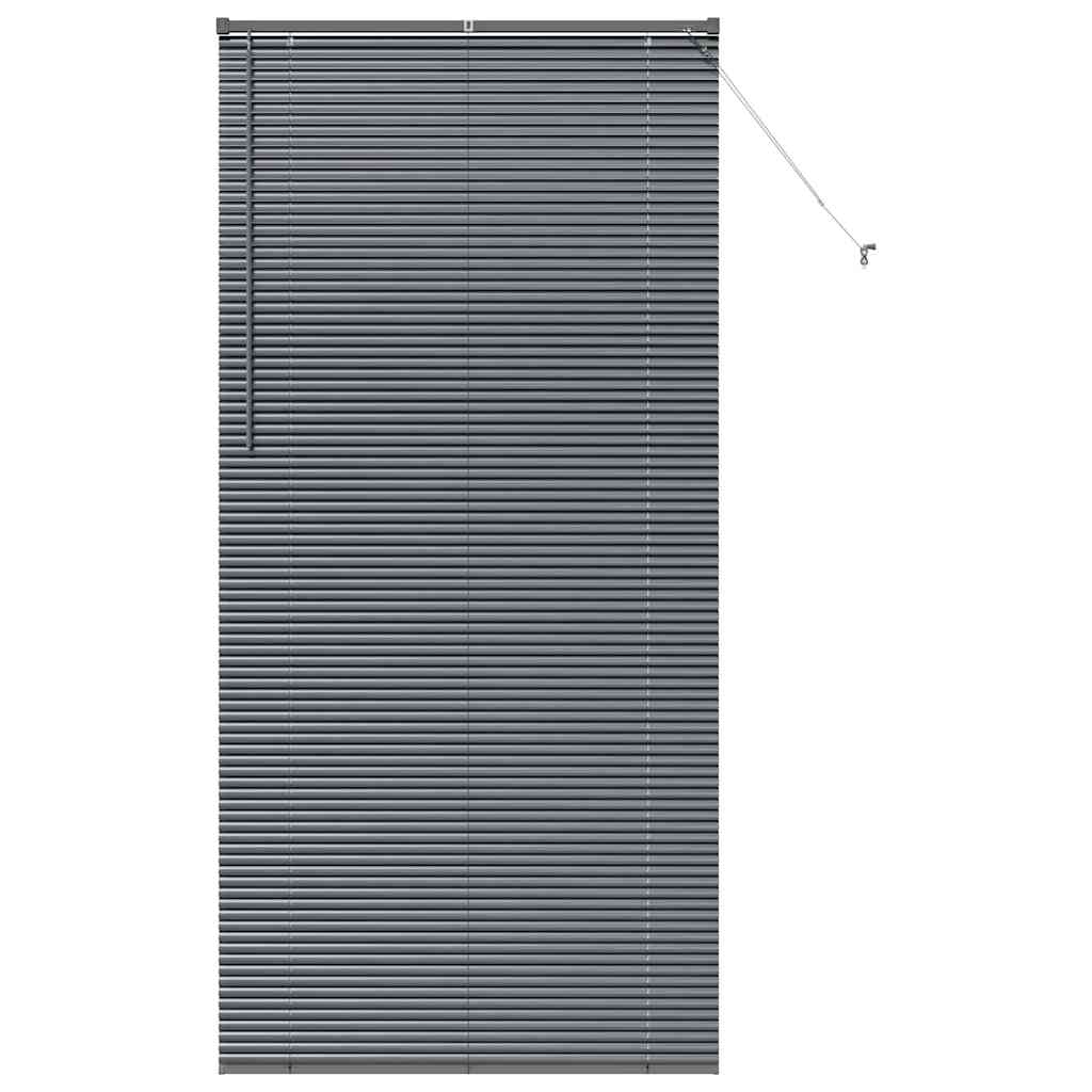 Vidaxl venetiaanse jaloezieën donkergrijs 220 x 100 cm aluminium