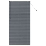 Vidaxl venetiaanse jaloezieën donkergrijs 220 x 100 cm aluminium