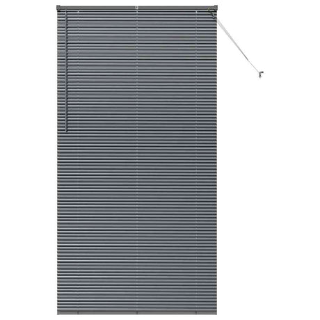 Vidaxl venetiaanse jaloezieën donkergrijs 220 x 110 cm aluminium