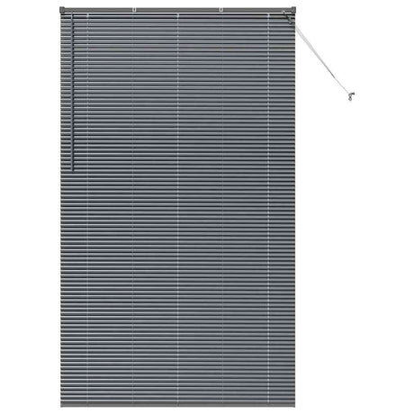 Vidaxl venetiaanse jaloezieën donkergrijs 220 x 125 cm aluminium