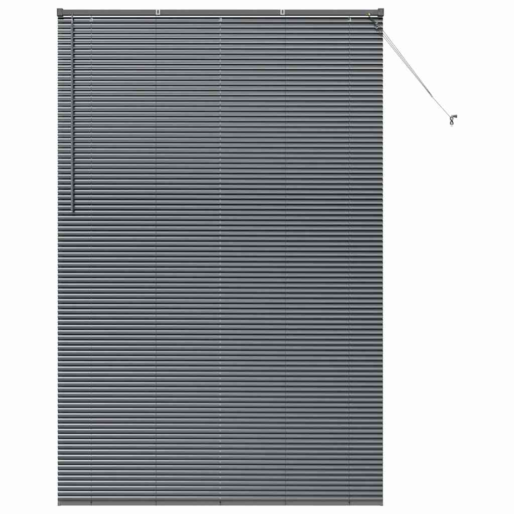 Vidaxl venetiaanse jaloezieën donkergrijs 220x150cm aluminium