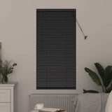 Vidaxl venetiaanse jaloezieën zwart 60 x 2,5 x 130 cm aluminium