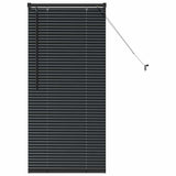 Vidaxl venetiaanse jaloezieën zwart 60 x 2,5 x 130 cm aluminium