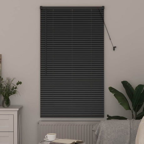 Vidaxl venetiaanse jaloezieën zwart 130 x 70 cm aluminium