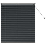 Vidaxl venetiaanse jaloezieën zwart 130 x 115 cm aluminium