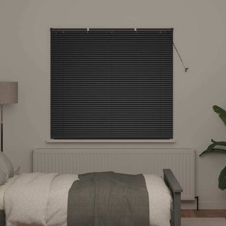 Vidaxl venetiaanse jaloezieën zwart 130 x 140 cm aluminium