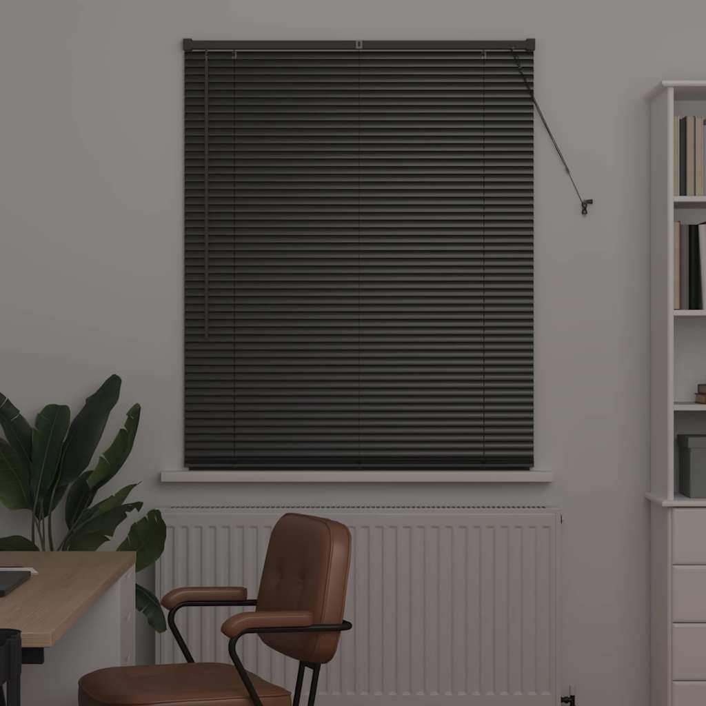 Vidaxl venetiaanse jaloezieën zwart 175 x 100 cm aluminium