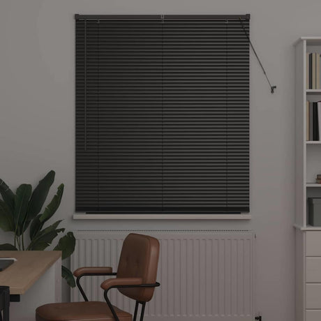 Vidaxl venetiaanse jaloezieën zwart 175 x 110 cm aluminium