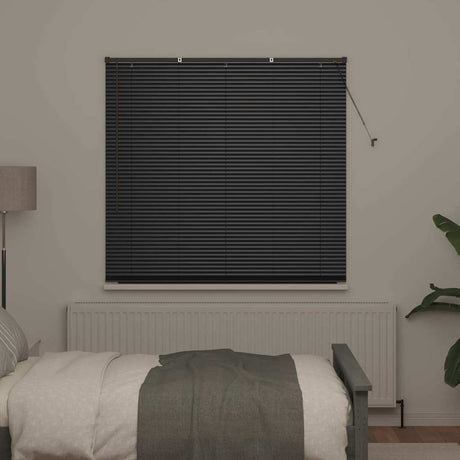 Vidaxl venetiaanse jaloezieën zwart 175 x 140 cm aluminium