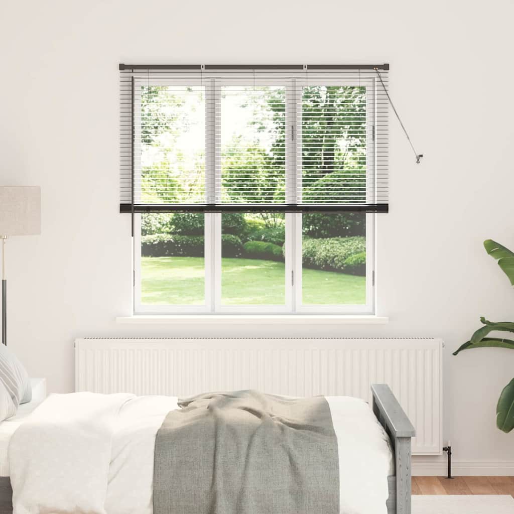 Vidaxl venetiaanse jaloezieën zwart 175 x 150 cm aluminium