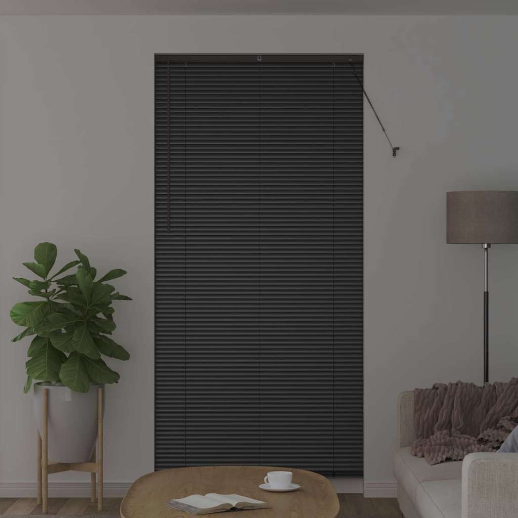 Vidaxl venetiaanse jaloezieën zwart 220 x 105 cm aluminium