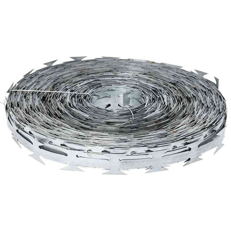 Vidaxl scheermesdraad zilver 5000 x 1,9 cm gegalvaniseerd staal