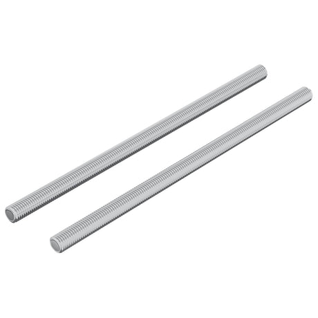 Vidaxl draadstaaf 2 pcs zilver 6 x 120 mm staal