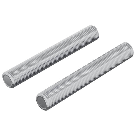 Vidaxl draadstaaf 2 pcs zilver 8 x 55 mm staal