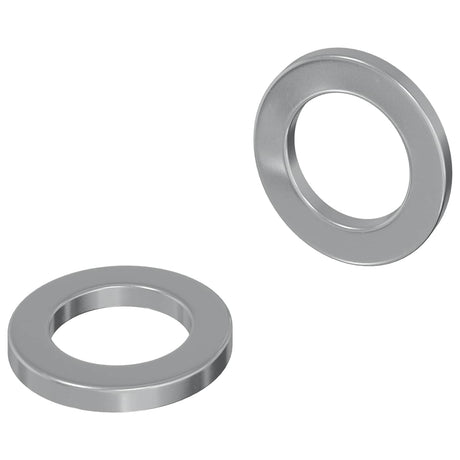 Vidaxl washers 2 pcs zilver 10 x 10 x 1,2 mm staal